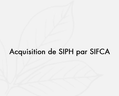 1999: Acquisition de SIPH par SIFCA